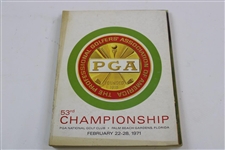 1971, 1973 & 1975 PGA Championship Official Programs