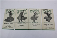 Set of Twelve (12) Byron Nelson Winning Golf Pamphlets
