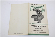 Set of Twelve (12) Byron Nelson Winning Golf Pamphlets