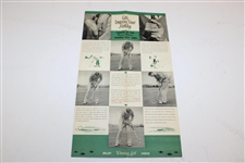 Set of Twelve (12) Byron Nelson Winning Golf Pamphlets