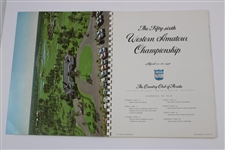 1958 Western Amateur Championship at The Country Club of Florida Official Program
