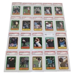 Complete Set of PSA Graded MT 9 Slabbed 1981 Donruss Golf Cards - 60 in Total