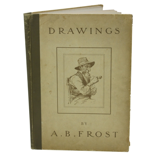 1904 Drawings by A.B. Frost 1st Edition Book Includes Three (3) Golfing Prints