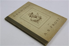 1904 'Drawings by A.B. Frost' 1st Edition Book Includes Three (3) Golfing Prints