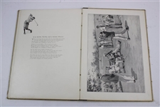 1904 'Drawings by A.B. Frost' 1st Edition Book Includes Three (3) Golfing Prints