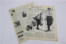 Five (5) Vintage Historic Magazine Articles