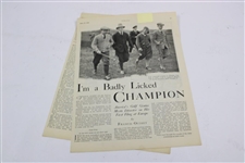 Five (5) Vintage Historic Magazine Articles
