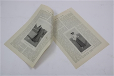 Five (5) Vintage Historic Magazine Articles