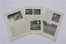 Five (5) Vintage Historic Magazine Articles