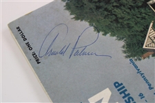 Champion Jack Nicklaus & RU Arnold Palmer Period Signed 1962 US Open Program JSA ALOA