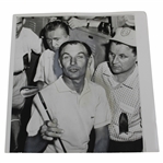 1956 US Open Press Photo of Ben Hogan Showing Off His New Equalizer