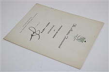 Jack Nicklaus Signed 1975 Masters Scoring Records & Statistics Booklet JSA ALOA