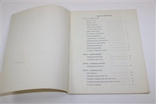 Jack Nicklaus Signed 1975 Masters Scoring Records & Statistics Booklet JSA ALOA