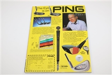 Arnold Palmer Twice Signed 1981 US Senior Open at Oakland Hills Official Program JSA ALOA