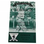 1999 Motorola Western Open Clubhouse Ticket #012941 - Tiger Woods Winner