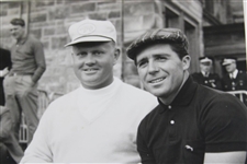 Jack Nicklaus & Gary Player In Front of R&A Clubhouse Press Photo