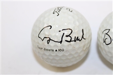 President George Bush & First Lady Barbara Bush Signed Golf Balls JSA ALOA