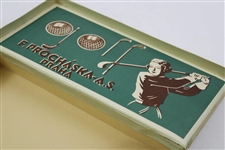 c.1940 'Golf' Themed F. Prochaska-A.S. Praha Empty Box