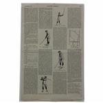 1891 Harpers Weekly Showing Royal Game Of Golf
