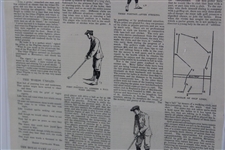 1891 Harpers Weekly Showing Royal Game Of Golf