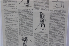 1891 Harpers Weekly Showing Royal Game Of Golf