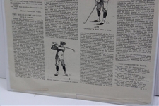 1891 Harpers Weekly Showing Royal Game Of Golf