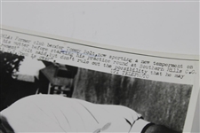 Tommy Bolt Signed UPI Press Photo 6/11/58 JSA ALOA