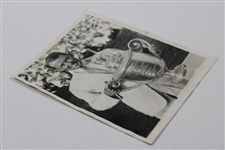 Paul Runyan with The Rodman Wanamaker Trophy AP Press Photo 7/28/1934