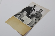 Paul Runyan & Jimmy Thomson w/The Rodman Wanamaker Trophy AP Press Photo 11/22/1936