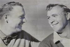 1966 Arnold Palmer & Billy Casper Tied at the US Open Press Photo