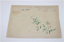1966 Arnold Palmer & Billy Casper Tied at the US Open Press Photo