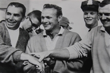 Arnold Palmer, Boros, & Cupit 1963 US Open Playoff Wire Photo 6/23/1963