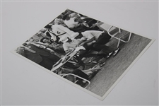 Roberto De Vicenzo & Tommy Aaron 1968 Masters Scorecard Review B&W Photo