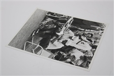 Roberto De Vicenzo & Tommy Aaron 1968 Masters Scorecard Review B&W Photo