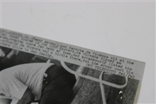 Roberto De Vicenzo & Tommy Aaron 1968 Masters Scorecard Review Press Photo