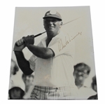 Roberto De Vicenzo Signed 8x10 B&W Photo JSA ALOA