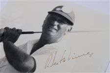 Roberto De Vicenzo Signed 8x10 B&W Photo JSA ALOA