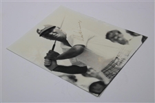 Roberto De Vicenzo Signed 8x10 B&W Photo JSA ALOA