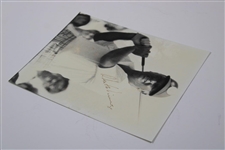Roberto De Vicenzo Signed 8x10 B&W Photo JSA ALOA