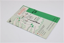 1966 Masters Tournament Spectator Guide - Jack Nicklaus Winner