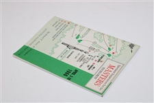 1966 Masters Tournament Spectator Guide - Jack Nicklaus Winner