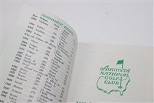 1966 Masters Tournament Spectator Guide - Jack Nicklaus Winner