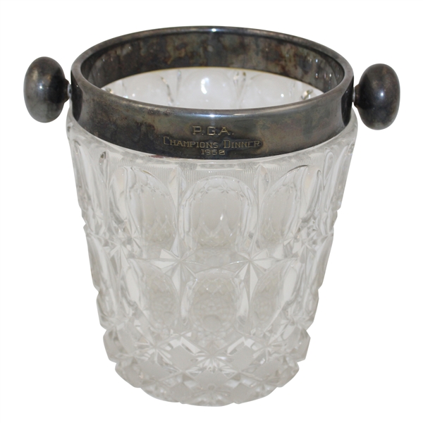 1968 PGA Champions Dinner Past Champ Don January Gifted Ice Bucket to Al Geiberger