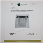 1968 PGA Champions' Dinner Past Champ Don January Gifted Ice Bucket to Al Geiberger