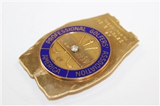 Gene Sarazen's Personal 1959 PGA Diamond Studded Money Clip