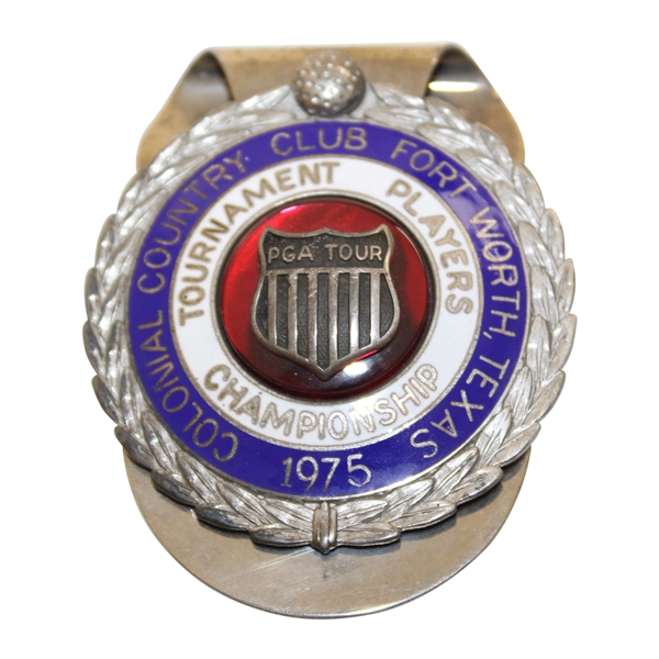 Champion Al Geibergers 1975 TPC Players Badge/Clip with Letter