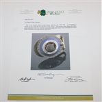 Champion Al Geiberger's 1975 TPC Players Badge/Clip with Letter