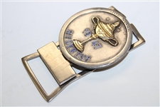 Past PGA President Joe Novak's 1947 Ryder Cup Badge/Clip