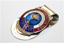 Jay Hebert's 1963 Ryder Cup Contestant Badge/Clip