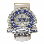 1979 PGA Cup Matches at Castletown Golf Links Sterling Silver Badge/Clip